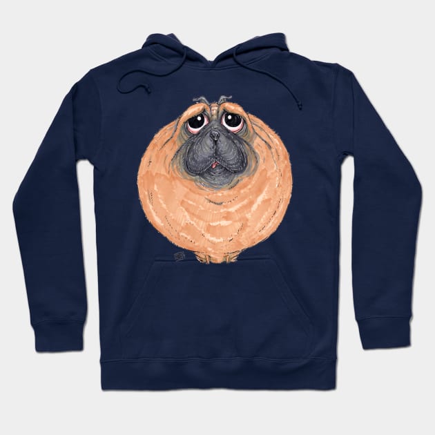 Pug Dog Hoodie by obillwon